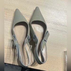 Dior Women's Olive Slingback Heels
